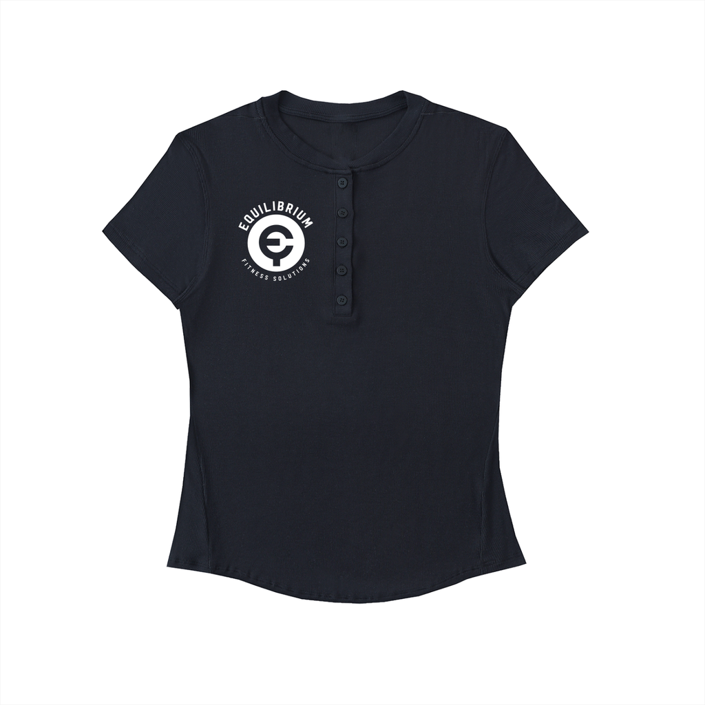 Modal Bodycon Henley Shirt