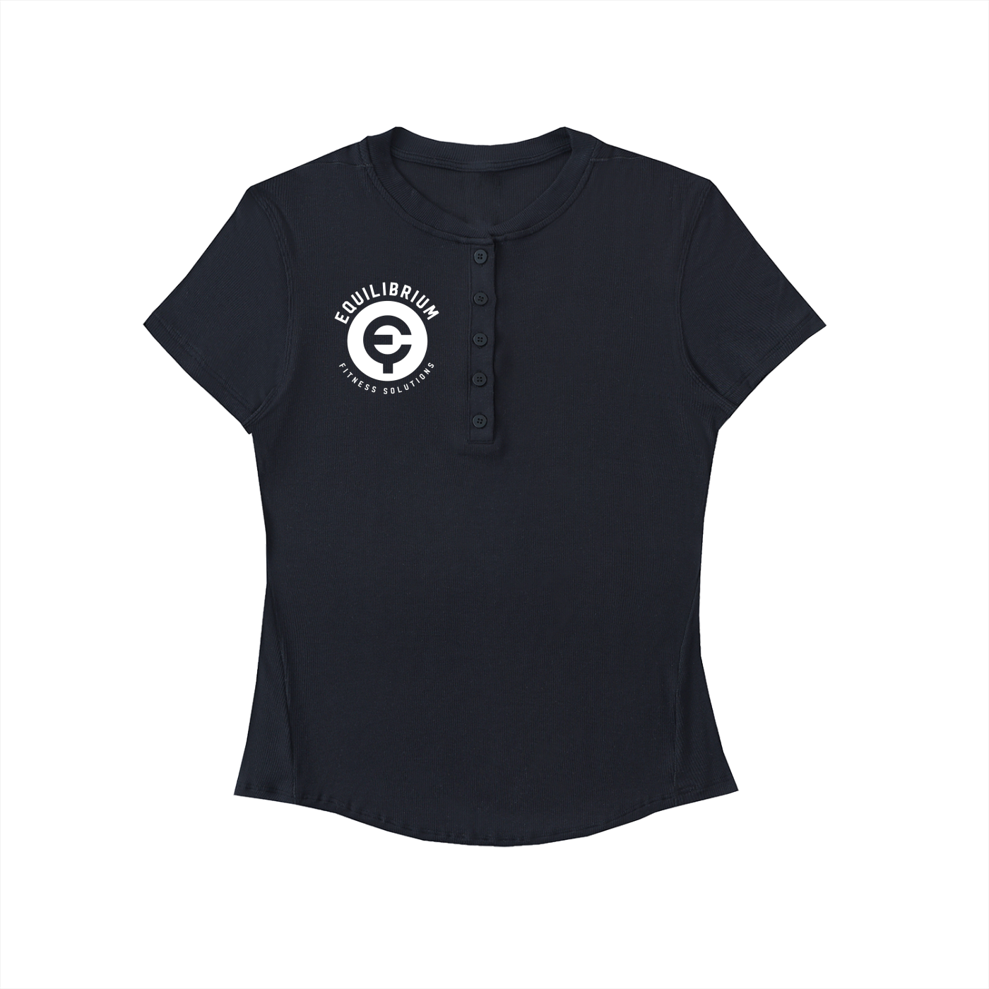 Modal Bodycon Henley Shirt